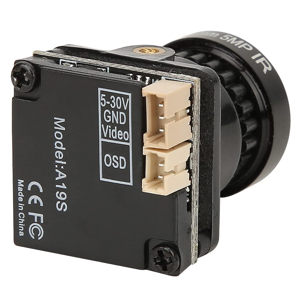 1080P Mini Drone Camera with 2.3mm Lens - 8g Lightweight FPV Camera for RC Drones (19x19x19mm) - Perfect for Outdoor Aerial Photography & FPV Racing