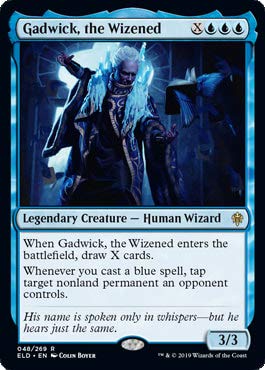 Magic: The Gathering - Gadwick, The Wizened Foil Extended Art Card - Throne of Eldraine MTG Collectible - Perfect for Commander Decks & Magic Gameplay