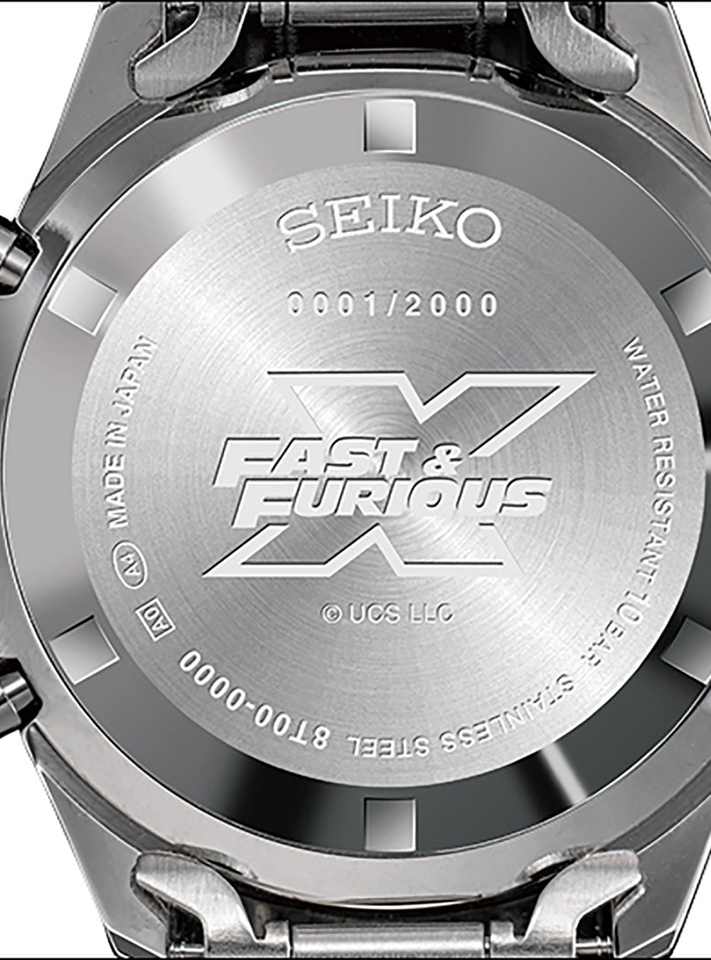 SEIKO x FAST & FURIOUS Limited Edition Fire Boost Watch - Japanese Made Collector's Timepiece for Movie Fans & Watch Enthusiasts - Perfect for Action Movie Nights & Special Occasions