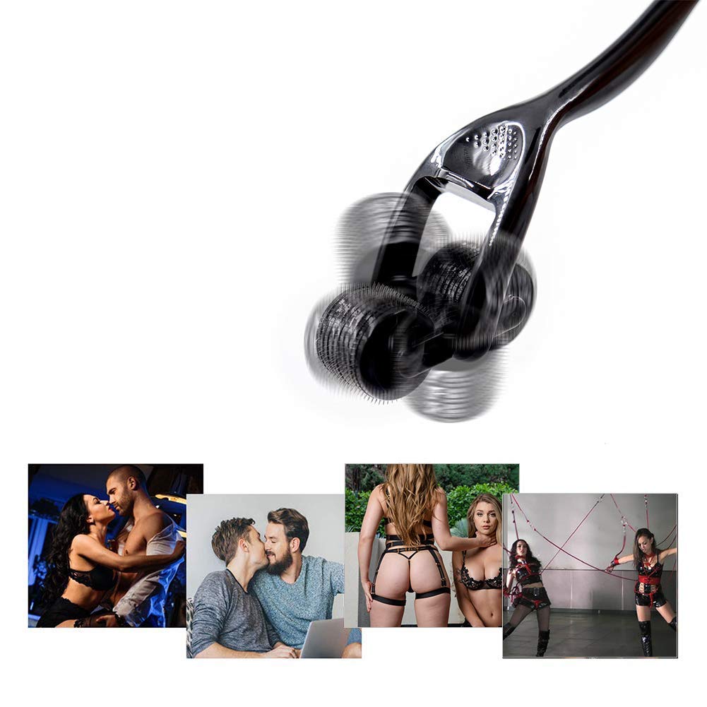 9-Row Wartenburg Pinwheel - Double Pinwheel Sensory Toy for Couples, BDSM & Bondage Play - Enhance Intimacy & Sensation in Bedroom Scenes