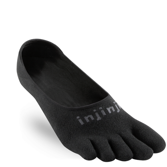 Injinji Sport Lightweight No-Show Toe Socks for Running, Hiking & Yoga - Breathable & Moisture-Wicking Performance Socks for Active Lifestyles