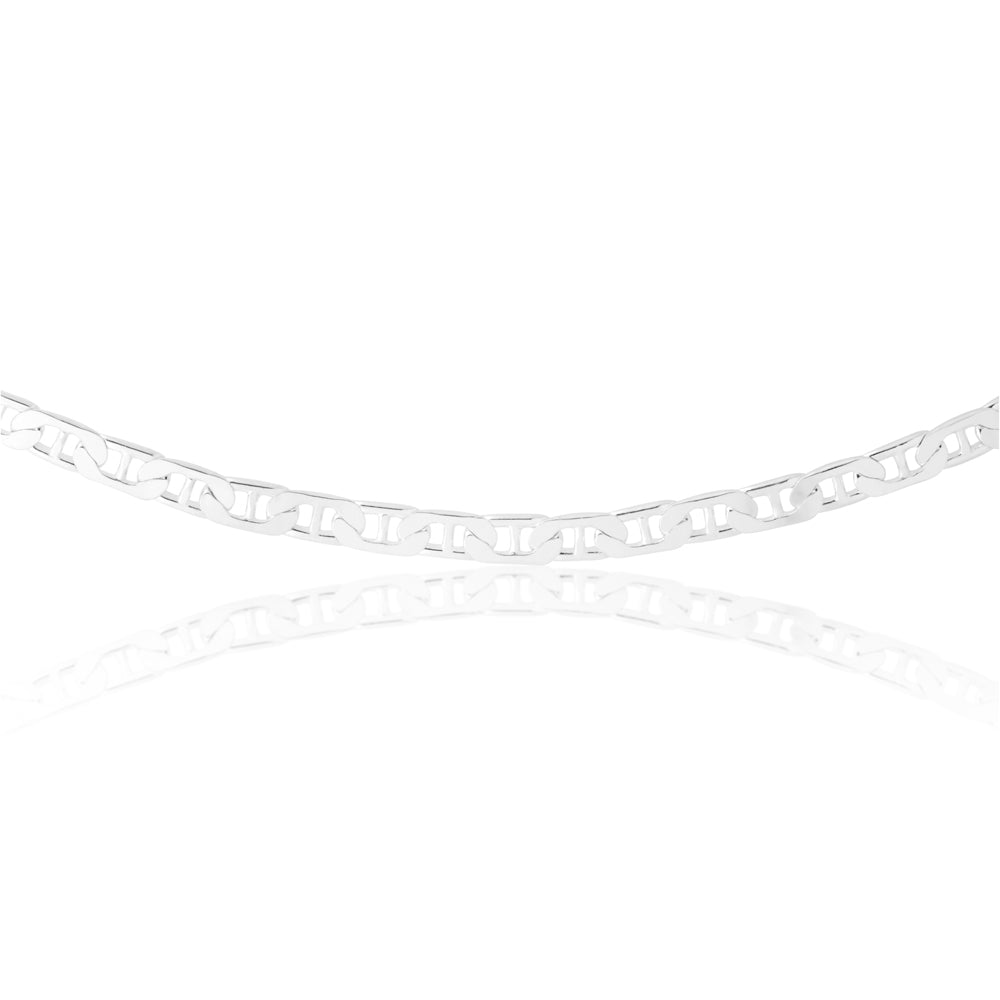 50cm Sterling Silver 150 Gauge Anchor Chain Necklace for Men & Women - Durable Jewelry for Daily Wear, Gifts, and Fashion Accessories
