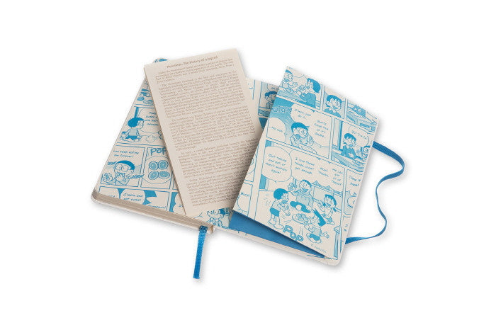 Moleskine Limited Edition Doraemon Ruled Hard Cover Notebook - Perfect for Journaling, Sketching & Collectible Gifts for Anime Fans