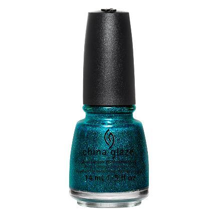 China Glaze Nail Polish - Give Me The Green Light #82702 (0.5 oz) - Vibrant Green Nail Lacquer for Salon-Quality Manicures & Pedicures