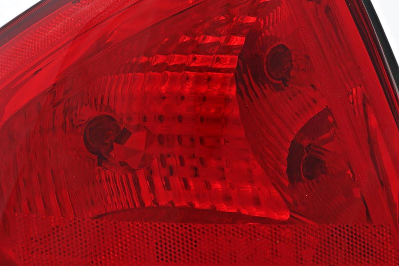 Kia Spectra Tail Lights Lamps Set - Compatible with 2007-2008 Models - Driver & Passenger Side Replacement - Enhance Visibility & Safety for Night Driving
