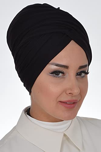 Stylish Cotton Turban Head Wrap for Women - Soft & Breathable Hair Scarf - Perfect for Yoga, Beach, or Everyday Fashion Accessory