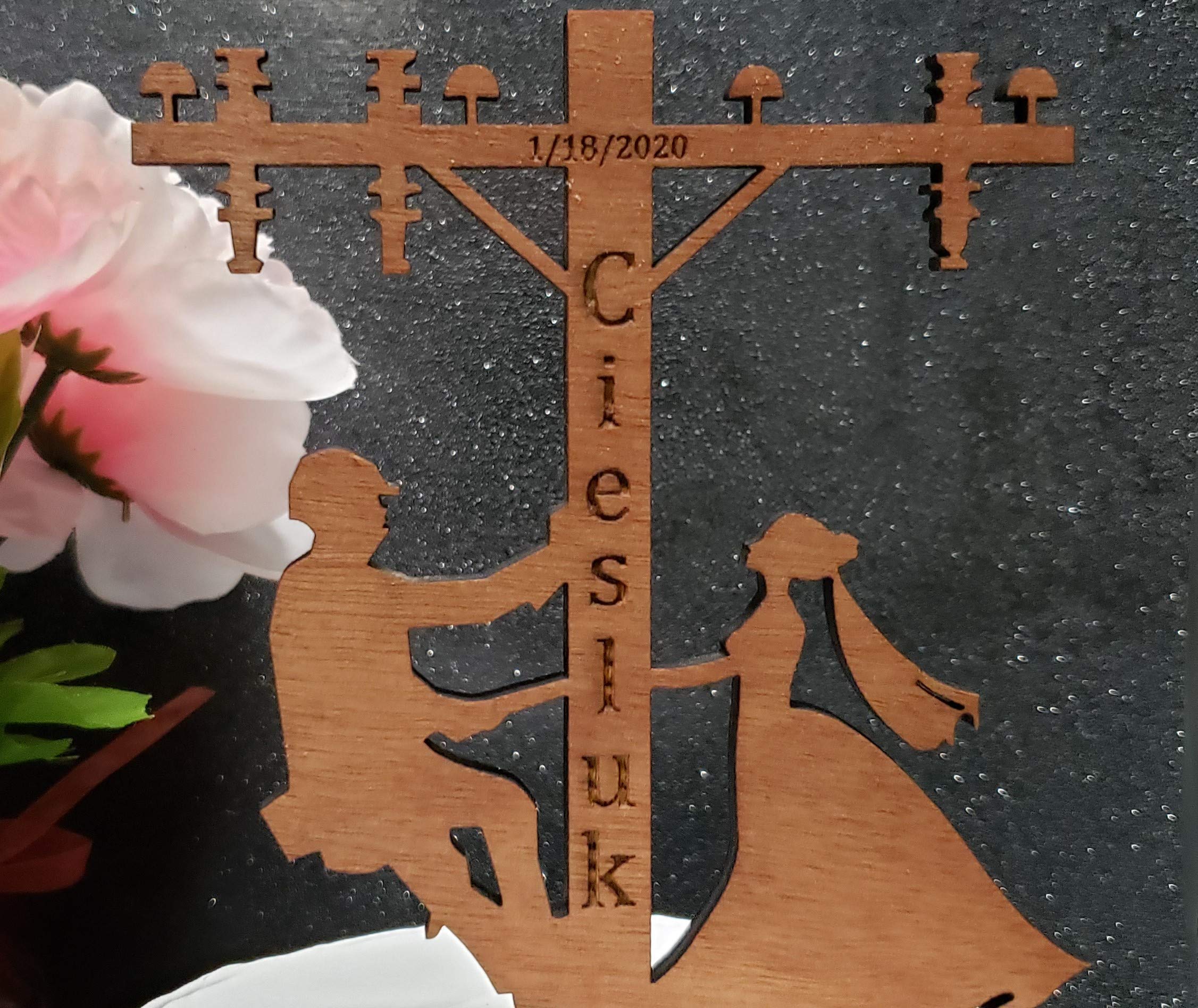 Personalized Lineman Wedding Cake Topper with Custom Name & Date - Unique Wireman & Linesman Cake Decoration for Electrician Couples - Perfect for Wedding, Anniversary & Electrical Trade Celebrations