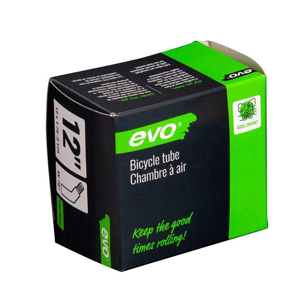 EVO Bicycle Inner Tube - Schrader Valve Bike Tube for Road, Mountain & Kids Bikes | Durable Replacement for Flat Tires | Perfect for Commuting, Trail Riding & Family Cycling