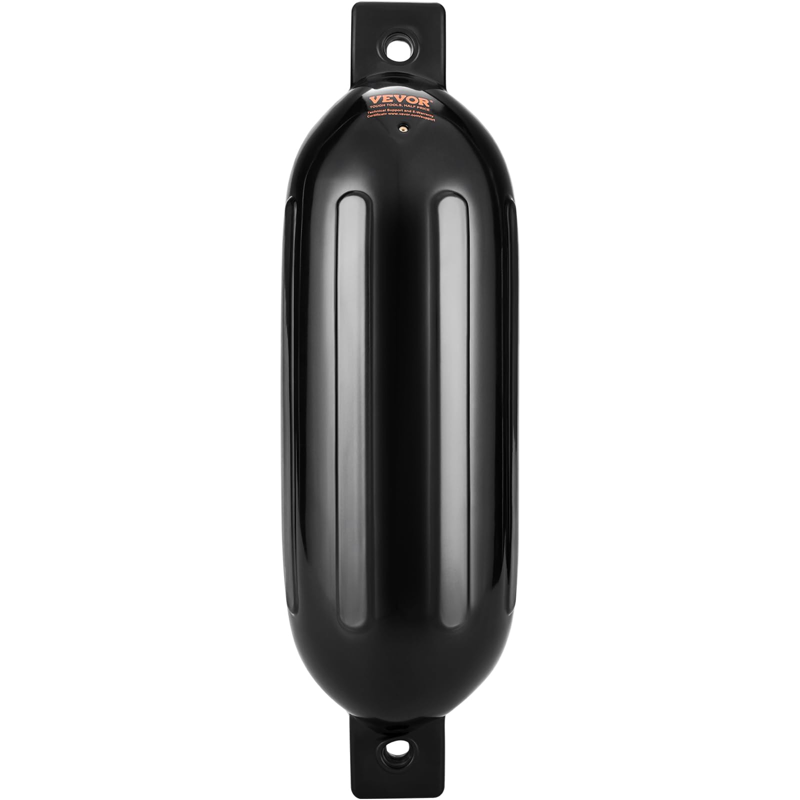 VEVOR Inflatable Boat Fenders - Heavy Duty Ribbed Marine Dock Bumpers with Center Holes & Air Pump for Safe Docking and Mooring | Perfect for Yachts, Sailboats, and Powerboats