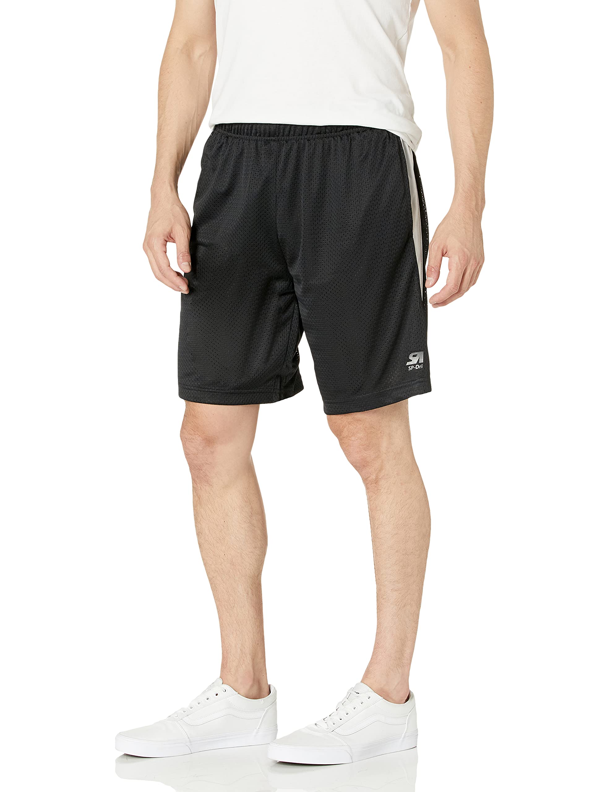 Southpole Men's Athletic Gym Shorts with Pockets - Lightweight Quick-Dry Breathable Mesh Workout Shorts for Running, Basketball & Training