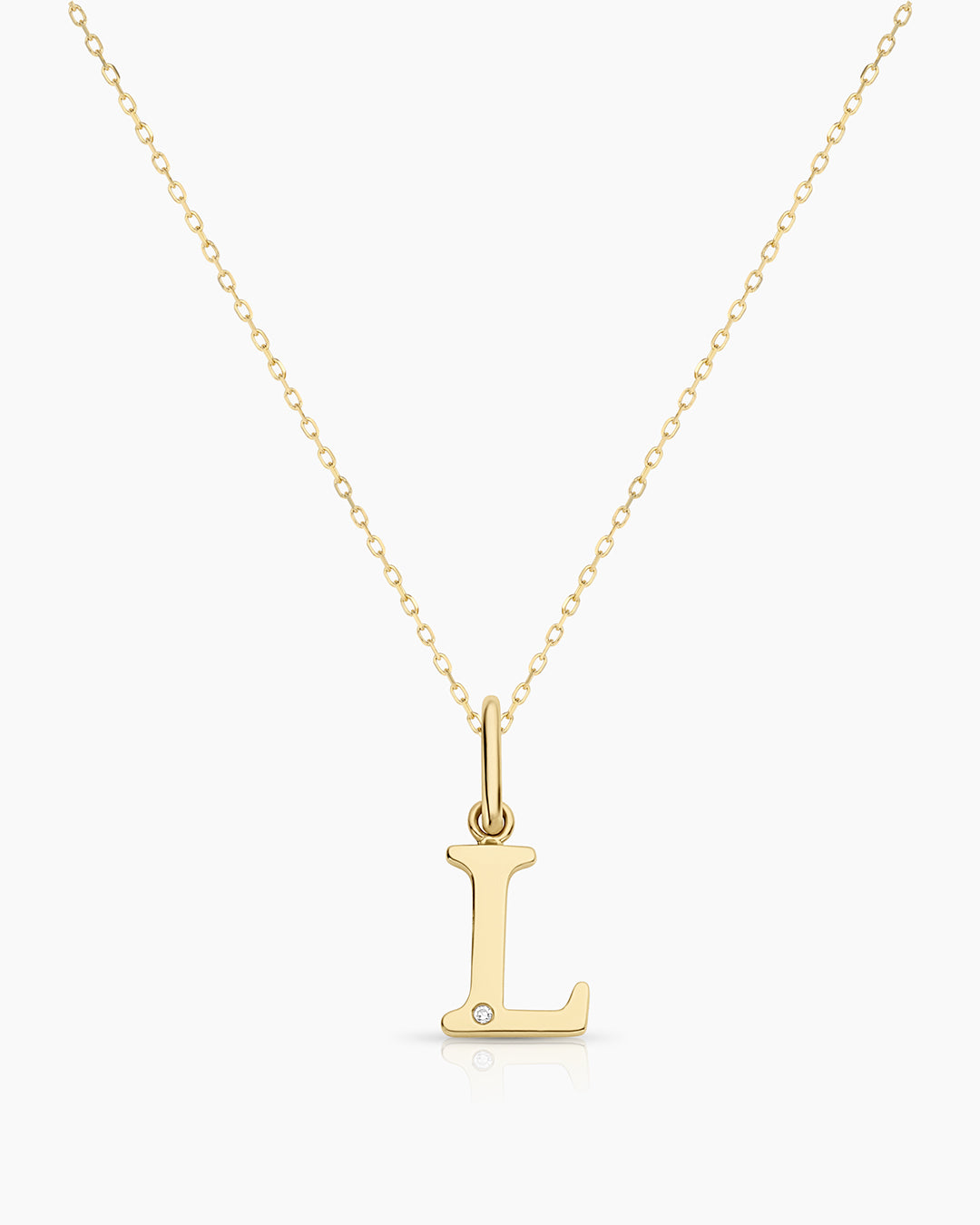 Vintage Diamond Alphabet Charm Necklace - Personalized Initial Pendant Jewelry for Women, Gift for Her, Birthday, Anniversary, Valentine's Day