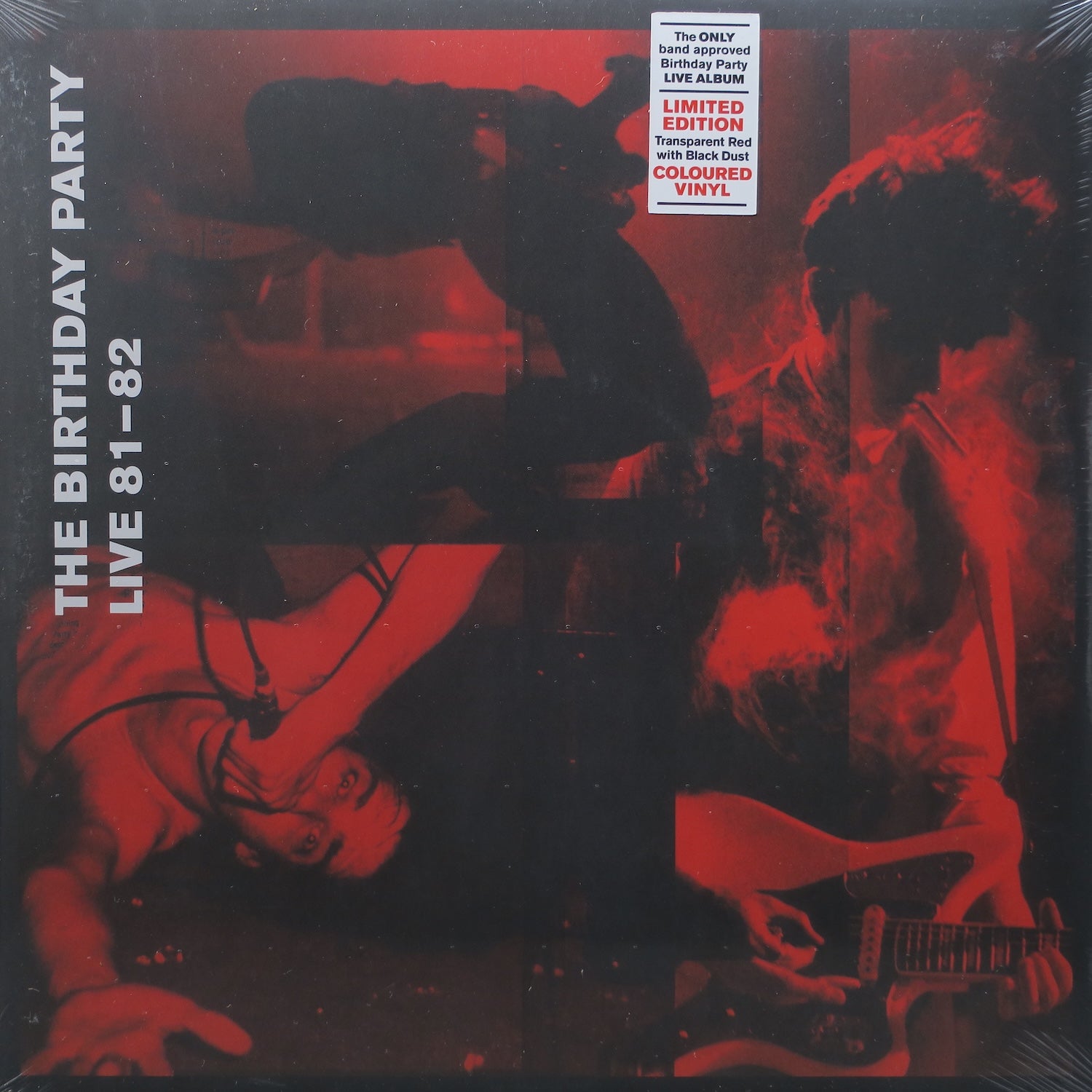 Nick Cave 'Live 81 82' RED/BLACK Vinyl 2LP Record - Limited Edition Birthday Party Album for Music Collectors & Vinyl Enthusiasts - Perfect for Home Listening, Gifts & Music Parties