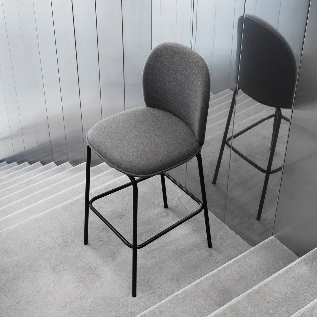 Ace Bar Chair - Fully Upholstered Counter Stool for Kitchen Island, Breakfast Nook & Home Bar | Comfortable Modern Dining Seating