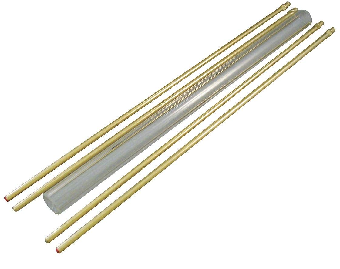 3/4In Diameter x 24In Length Clear Glass Rod Kit - Perfect for DIY Crafts, Scientific Experiments, and Home Decor Projects
