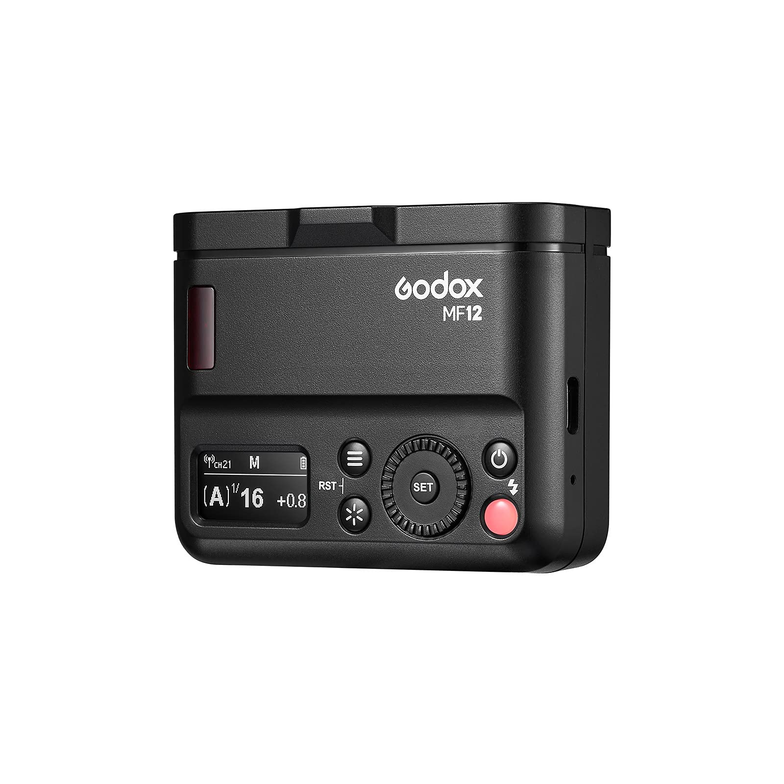 Godox MF12-K2 Macro Flash Speedlite - 12W Off-Camera TTL Flash with 2.4G Wireless Control, TTL/M Mode, Built-in 3.7V/6.29W Lithium Battery - Compatible with Nikon, Sony, Canon, Fuji, Olympus & Panasonic - Perfect for Product Photography, Jewelry Shots & Macro Food Blogging