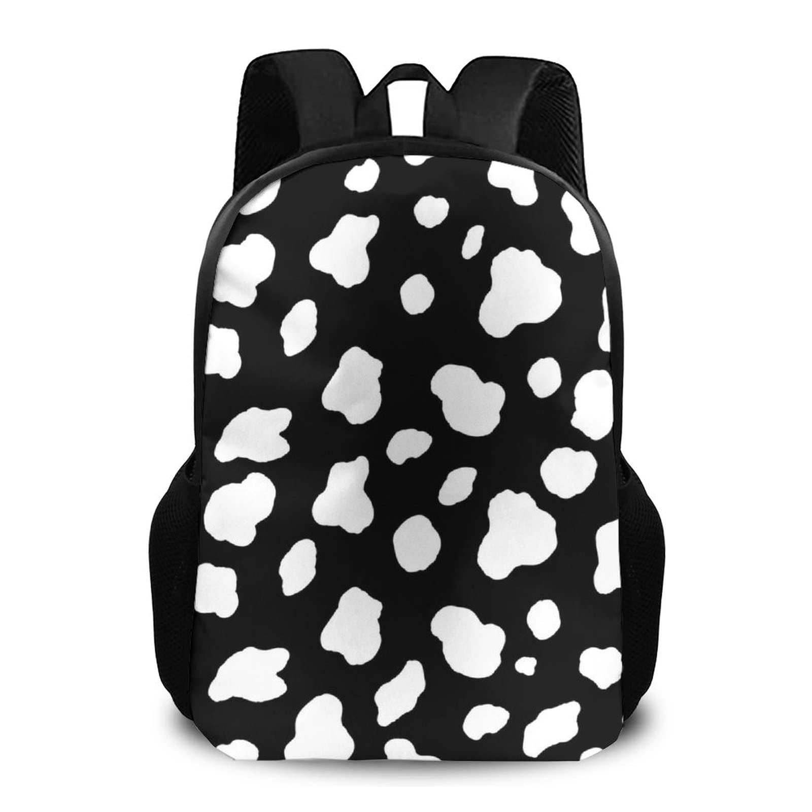 Lightweight Hiking Backpack for Men & Women - Waterproof Daypack with Cow Print Design - Perfect for Camping, Running, Cycling & Outdoor Adventures