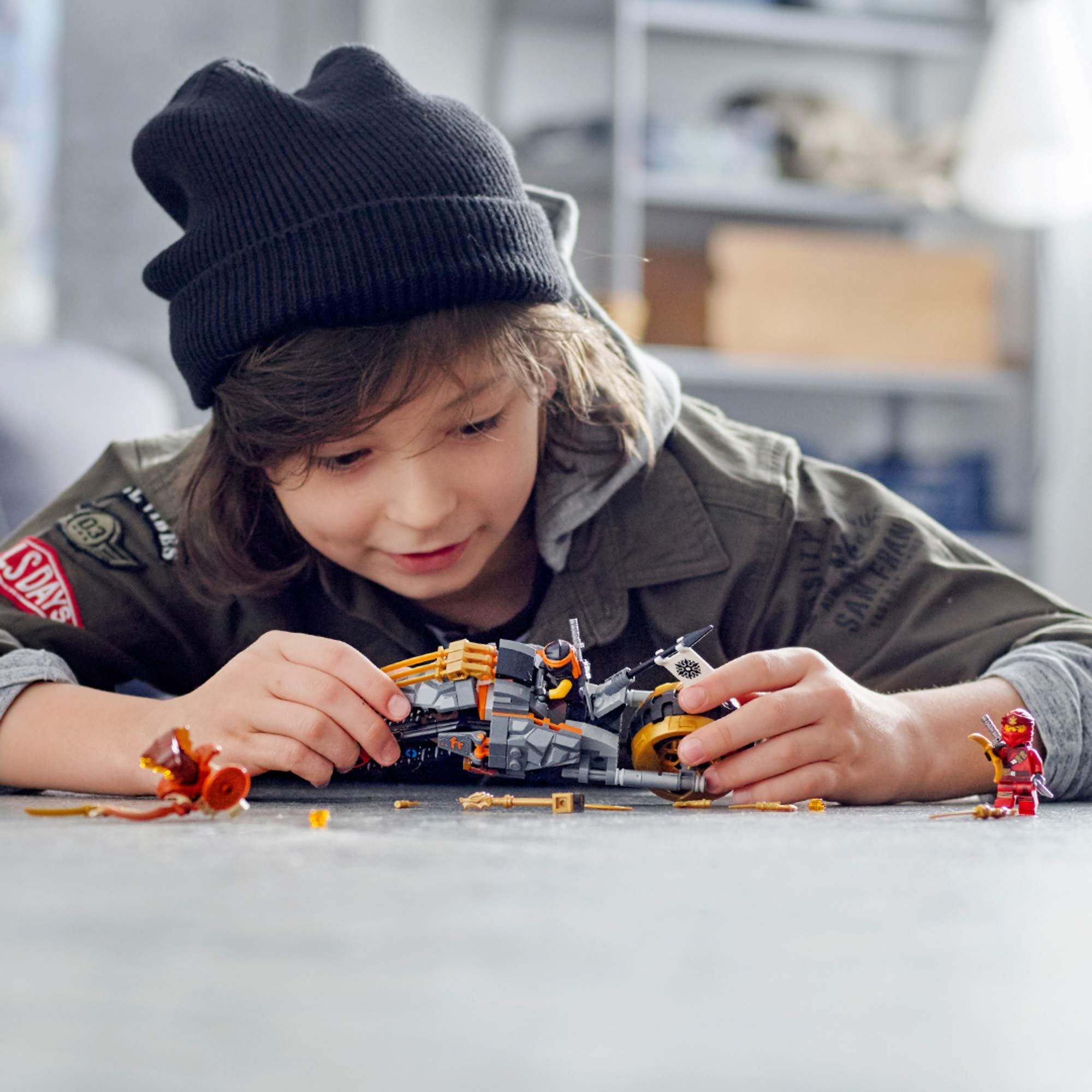 LEGO Ninjago 70672 Cole's Dirt Bike Building Kit (212 Pieces) - Creative Construction Toy for Kids, Perfect for Ninja-Themed Play and Collectors