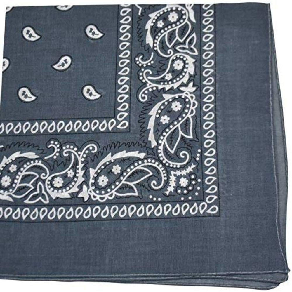 50 Pack Western Style Bandanas - Bulk Cowboy Bandanas for Men, Women, Kids - Perfect for Rodeo, Halloween, Costume Parties & Western Themed Events
