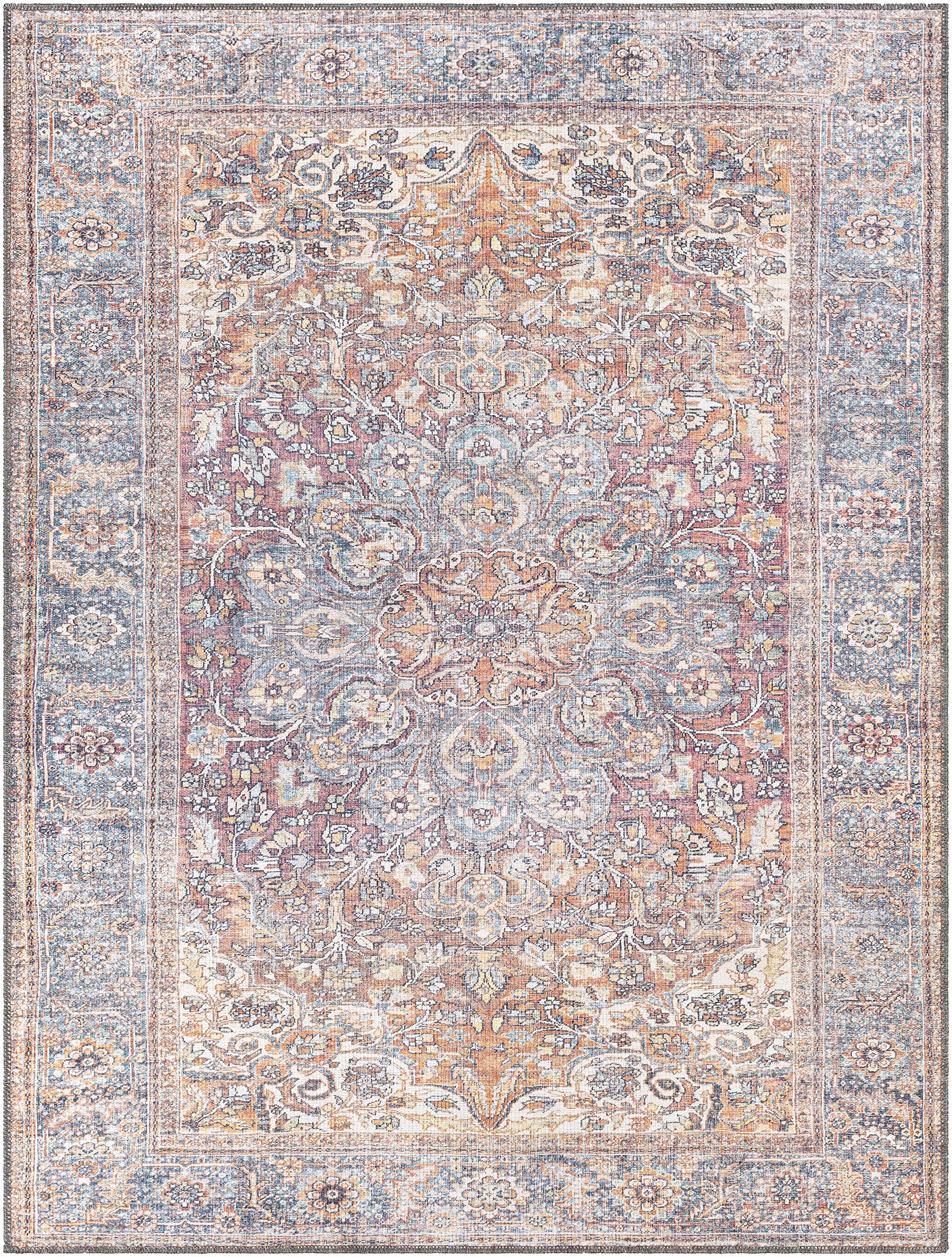 Hauteloom Gardnertown Traditional Machine Washable Area Rug 8'10