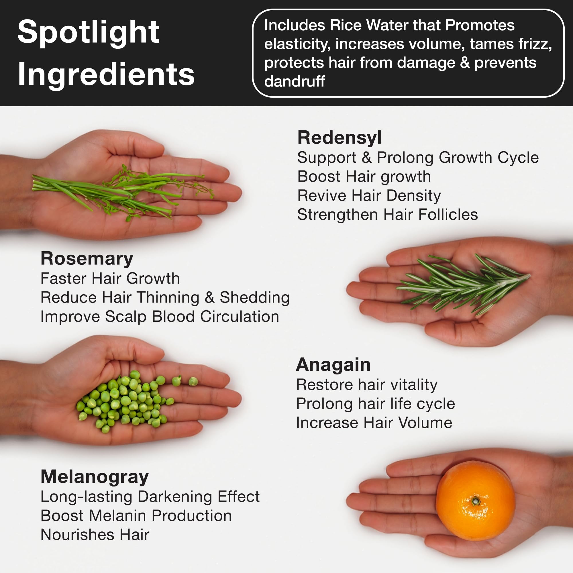 **Soulflower Rosemary Redensyl Hair Growth Serum (30ml) & Mint Rosemary Water Hair Spray (100ml) - Promotes Hair Growth, Reduces Hair Fall, Controls Frizz, Repairs Damage, Strengthens Hair | Frizz-Free Hair Care Routine for Men & Women - Perfect for Daily Use, Travel, and Salon-Quality Results at Home**