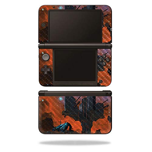 Premium Carbon Fiber Skin for Nintendo 3DS XL (2012-2014 Model) - Alien Artifact Design | Protective & Scratch-Resistant Vinyl Wrap | Easy Application & Removal | USA Made | Perfect for Gaming Protection & Customization