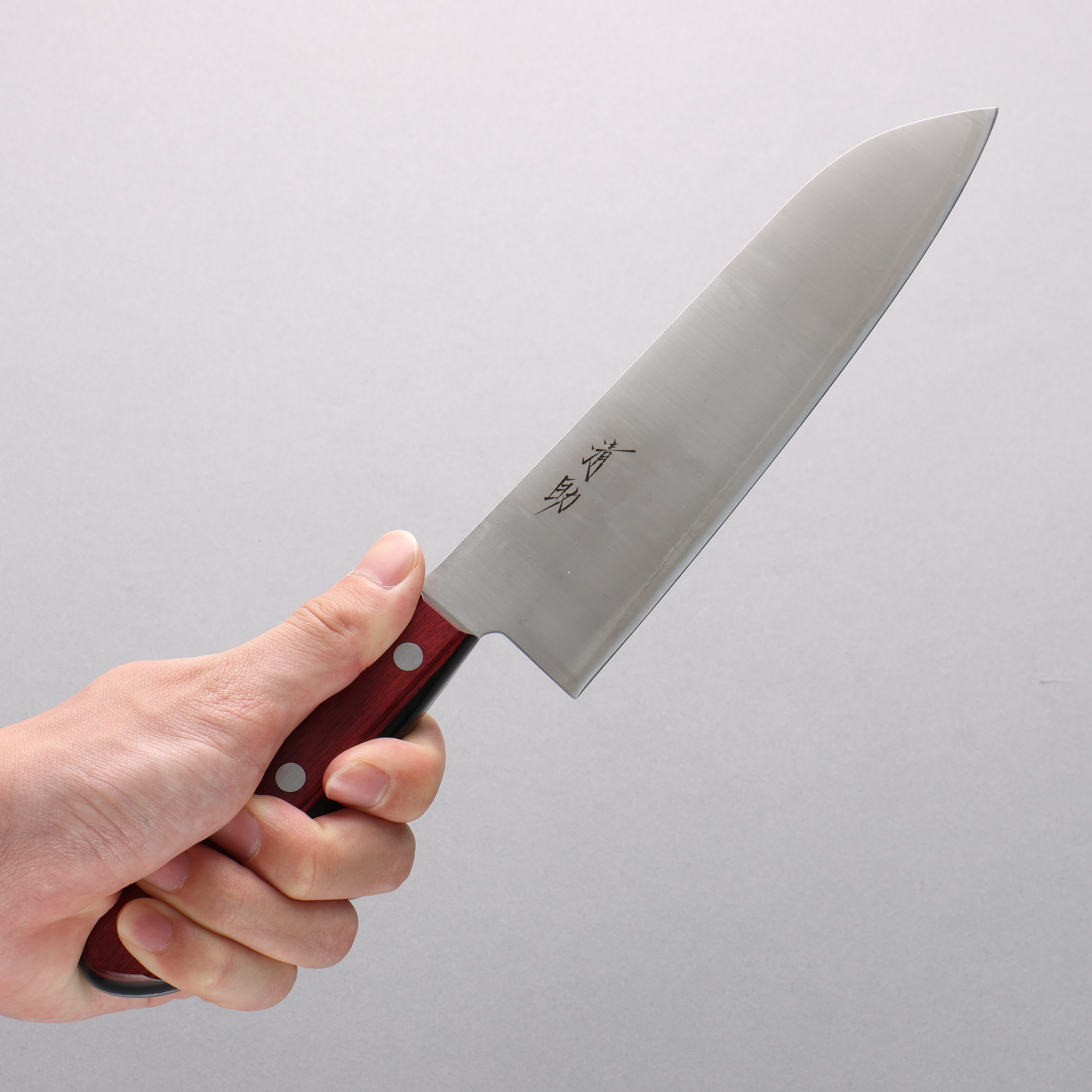 Premium Seisuke SLD Migaki Polish Finish Santoku Knife 180mm - Razor Sharp Japanese Chef Knife with Red Pakka Wood Handle - Perfect for Slicing, Dicing, and Chopping Vegetables, Meat, and Fish