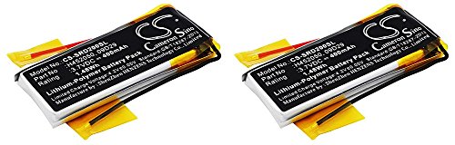 Synergy Digital Cardo Scala Rider Multiset Q2 Wireless Headset Battery Combo Pack - Includes 2 x SDHP-P1476 Rechargeable Batteries for Motorcycle Communication | Perfect for Long Rides & Group Riding