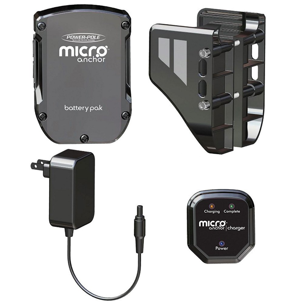 Power-Pole Micro Battery Pack and Charger - Portable Power Solution for Camping, Fishing, and Outdoor Adventures