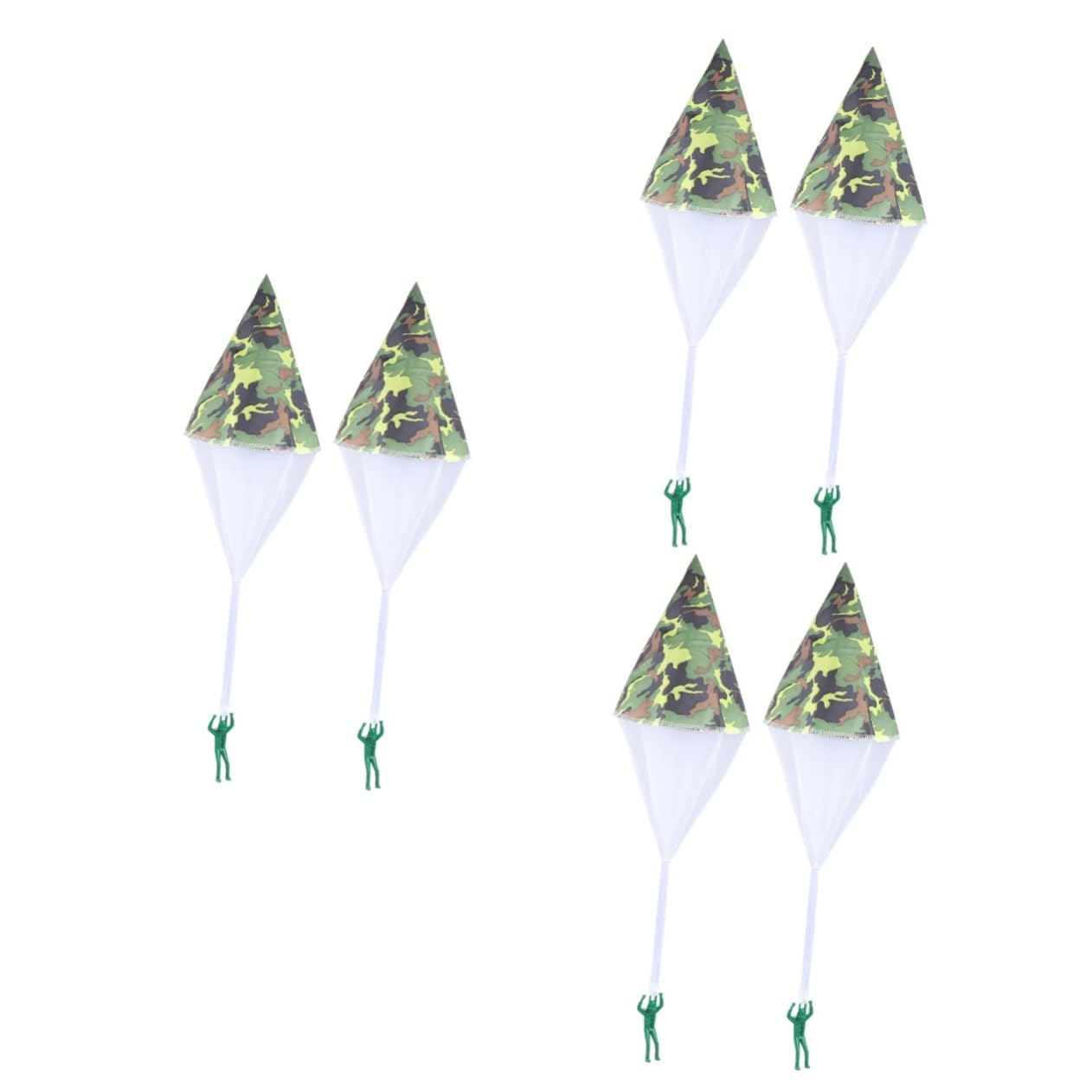 BESPORTBLE 4 Pack Outdoor Flying Parachute Toys for Kids - Fun Sports & Playtime Activities in Park, Beach, Backyard, and Birthday Parties