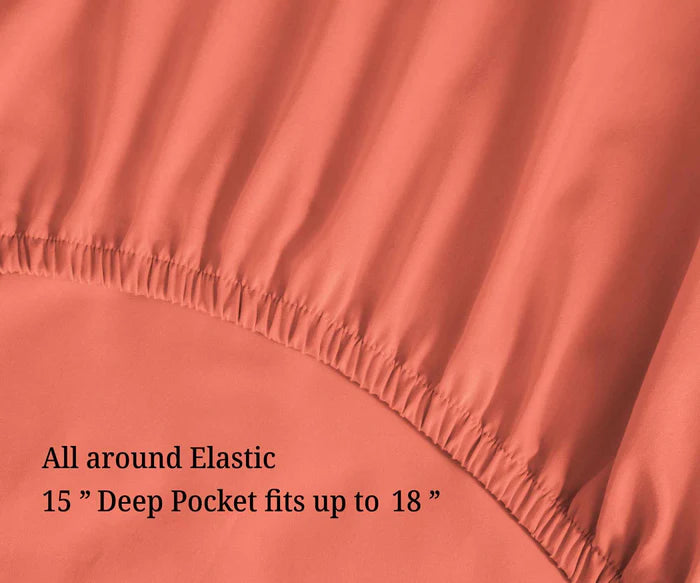 Luxury 100% Egyptian Cotton Sheets - 700 Thread Count, Eco-Friendly & Hypoallergenic - Perfect for Master Bedroom, Guest Room & Hotel Use