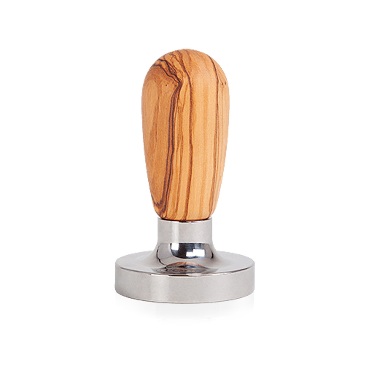 ECM 58mm Flat Base Tamper with Olive Wood Handle - Premium Espresso Coffee Tamper for Baristas & Home Brewing - Perfect for Espresso Machines & Coffee Shops