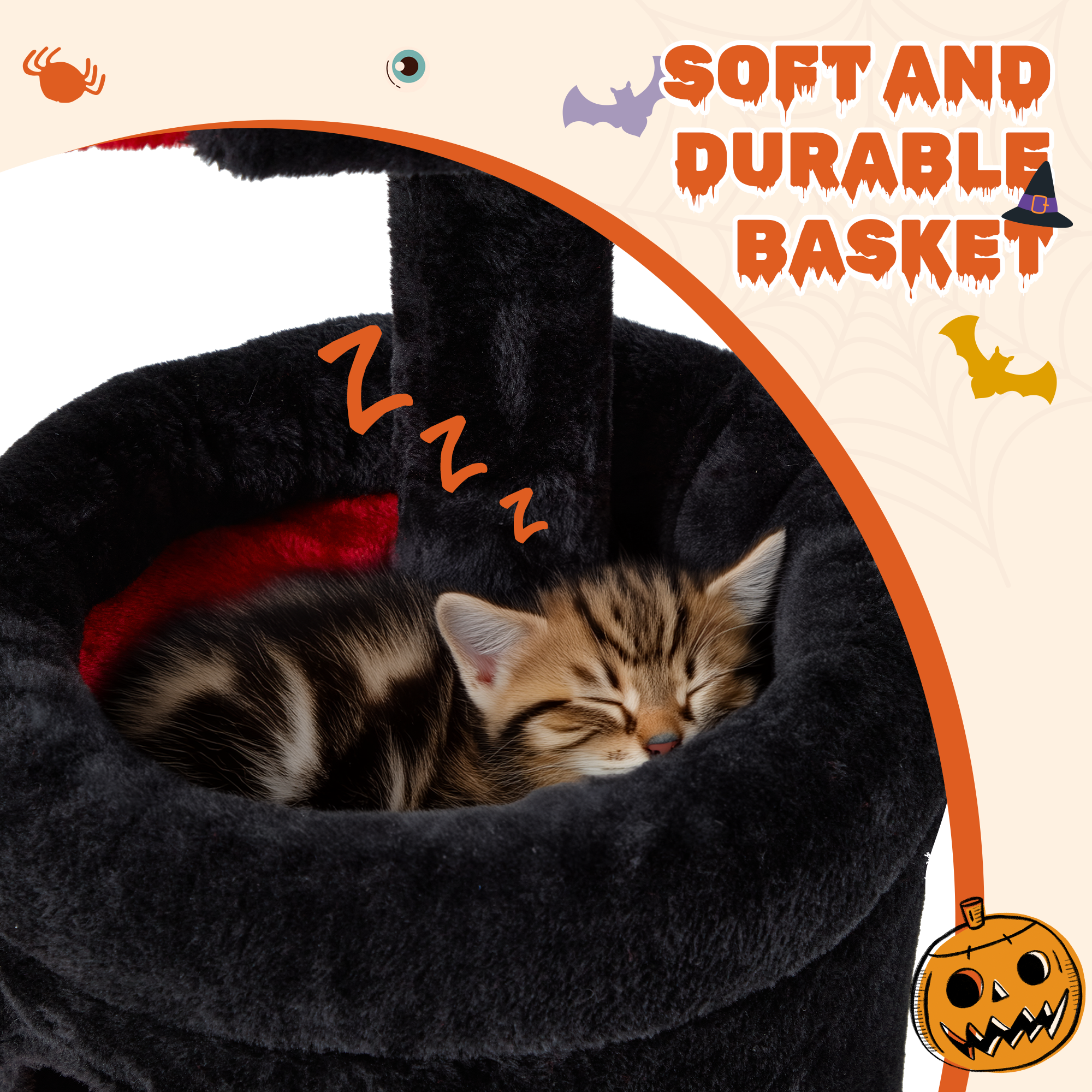 Large Gothic Cat Tree for Indoor Cats - Tall Climbing Tower with Scratching Posts & Perches - Perfect for Play, Exercise & Relaxation in Your Home