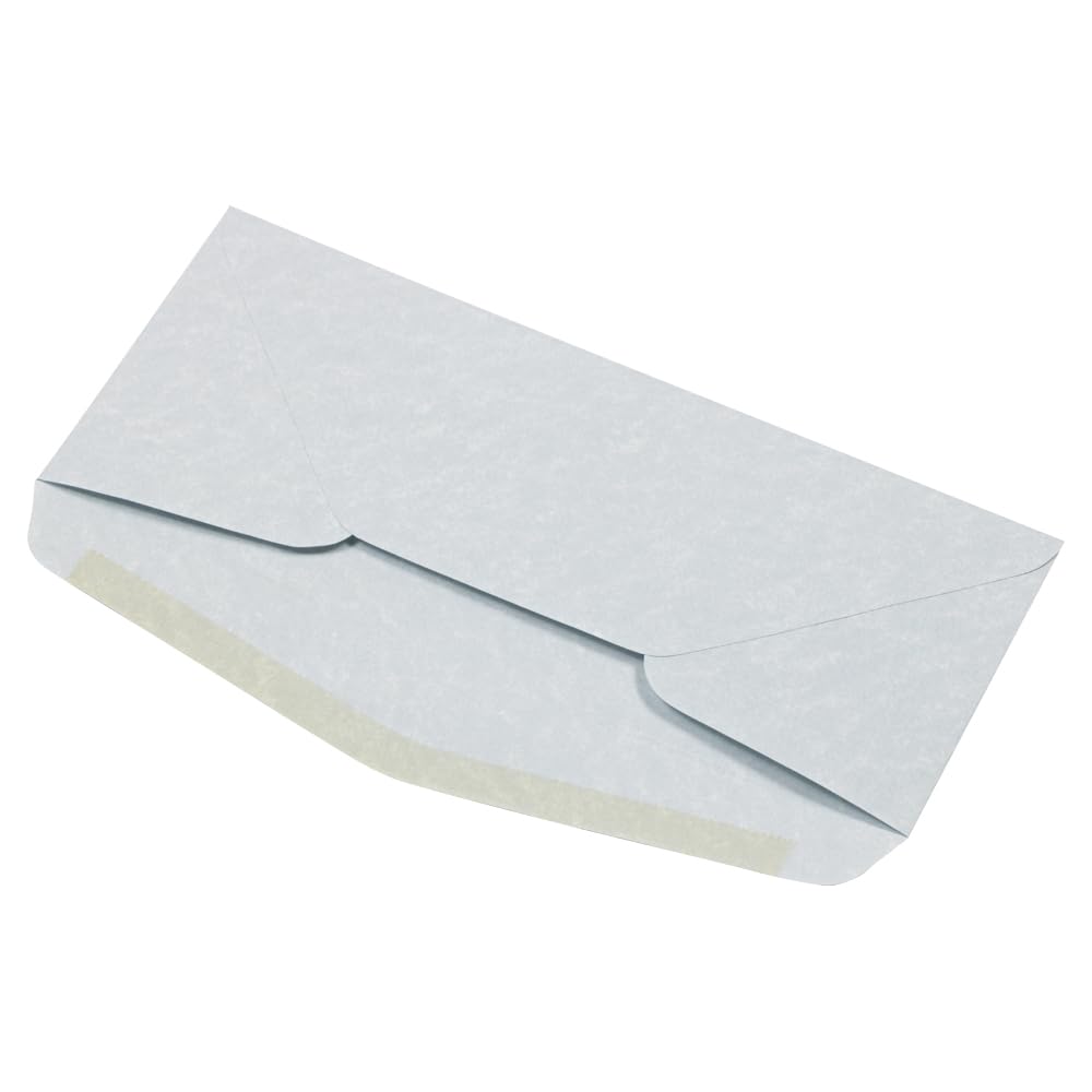 JAM PAPER #10 Business Parchment Envelopes - 4 1/8 x 9 1/2 Inches - Blue Recycled Eco-Friendly - Bulk Pack of 1000 Envelopes per Carton - Perfect for Mailing, Office Documents & Wedding Invitations