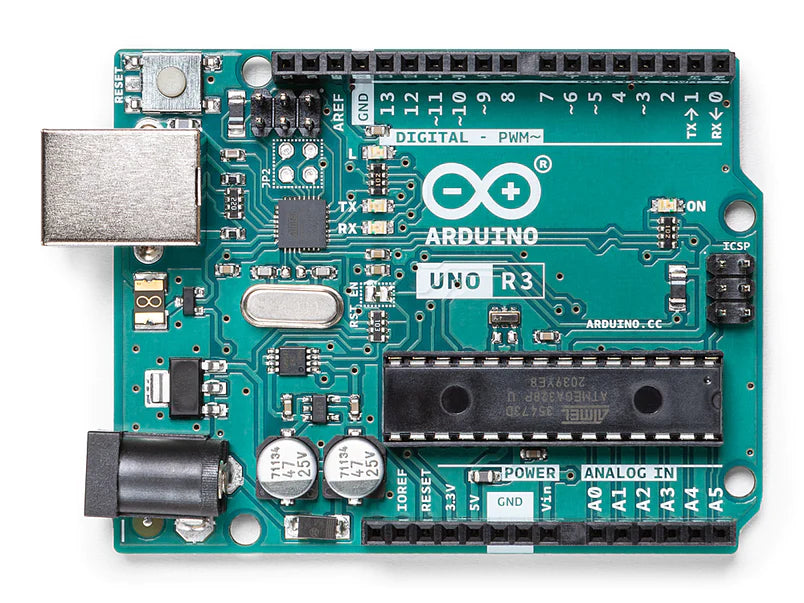 Original Arduino Uno Rev3 R3 ATmega328P Microcontroller Board - Best for DIY Electronics, Robotics, and STEM Projects | Perfect for Beginners and Makers