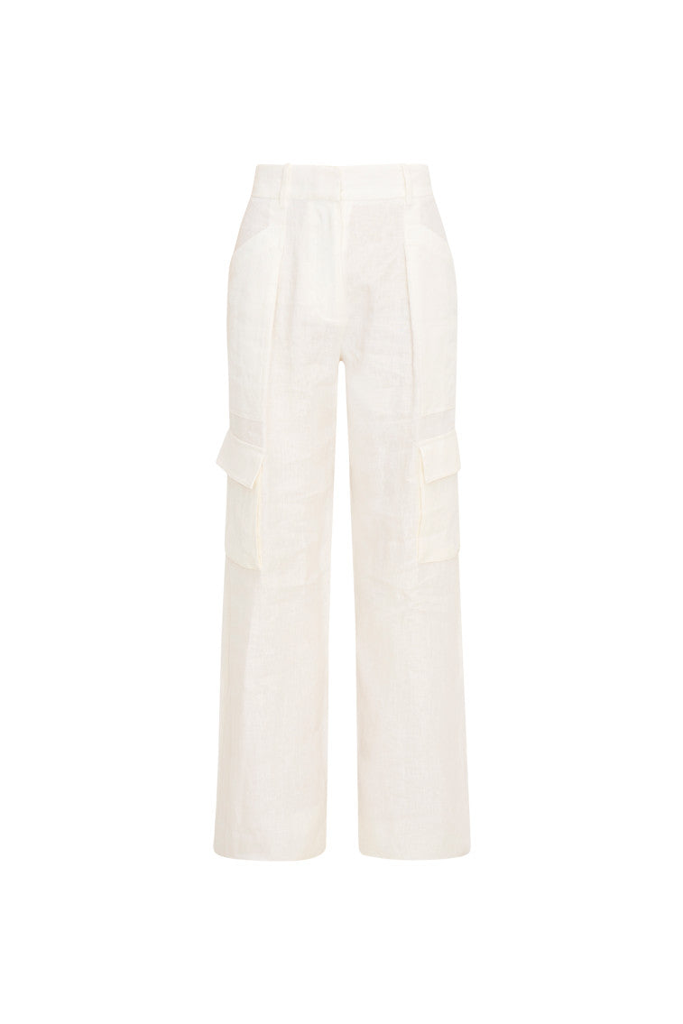 Premium Linen Cargo Pants for Men & Women - Comfortable & Stylish Casual Travel Pants - Perfect for Outdoor Adventures, Hiking, and Everyday Wear