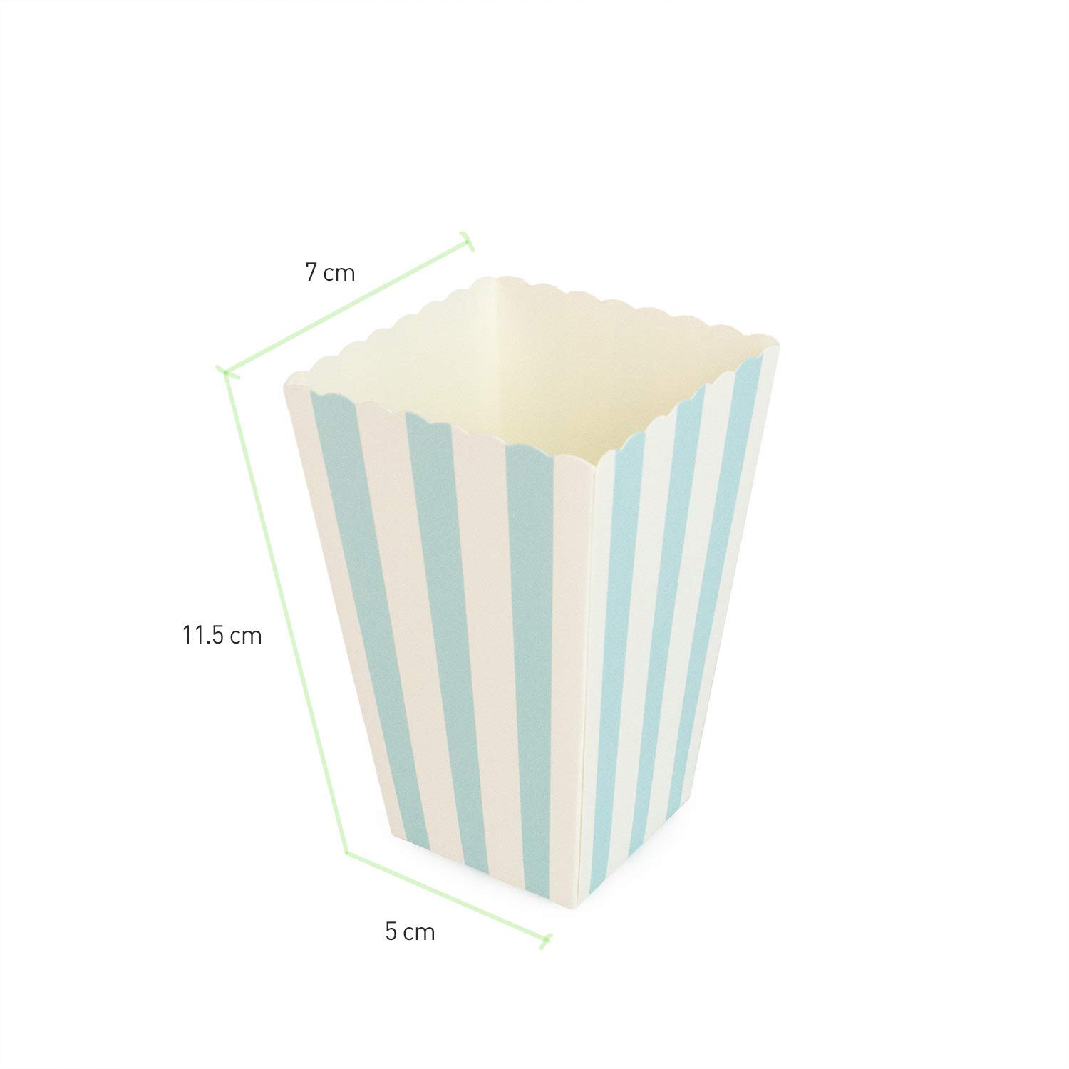 36 Pcs Popcorn Boxes - Cardboard Candy Containers & Treat Cartons for Movie Night, Birthday Party, Carnival Snacks - Golden Popcorn Bags, Cups & Buckets