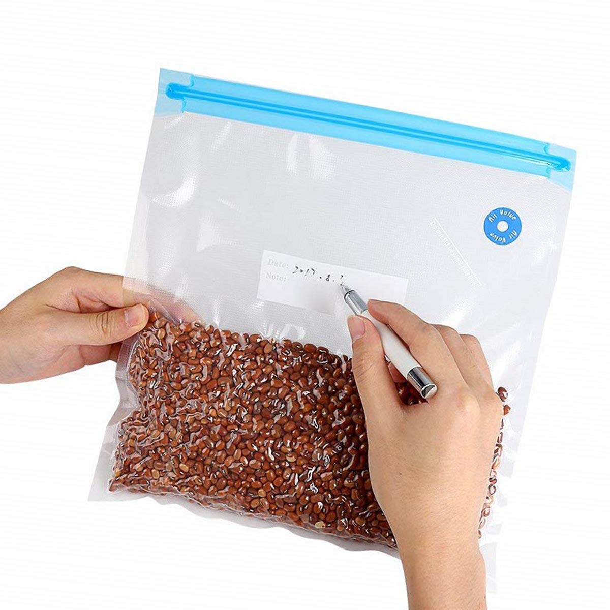 DaMohony Vacuum Sealer Storage Bags - 15 Pack Reusable Food Saver Bags for Sous Vide, Meal Prep & Freezer Storage | BPA Free, 3 Sizes (Small/Medium/Large) | Perfect for Vacuum Sealing Meat, Vegetables & Leftovers