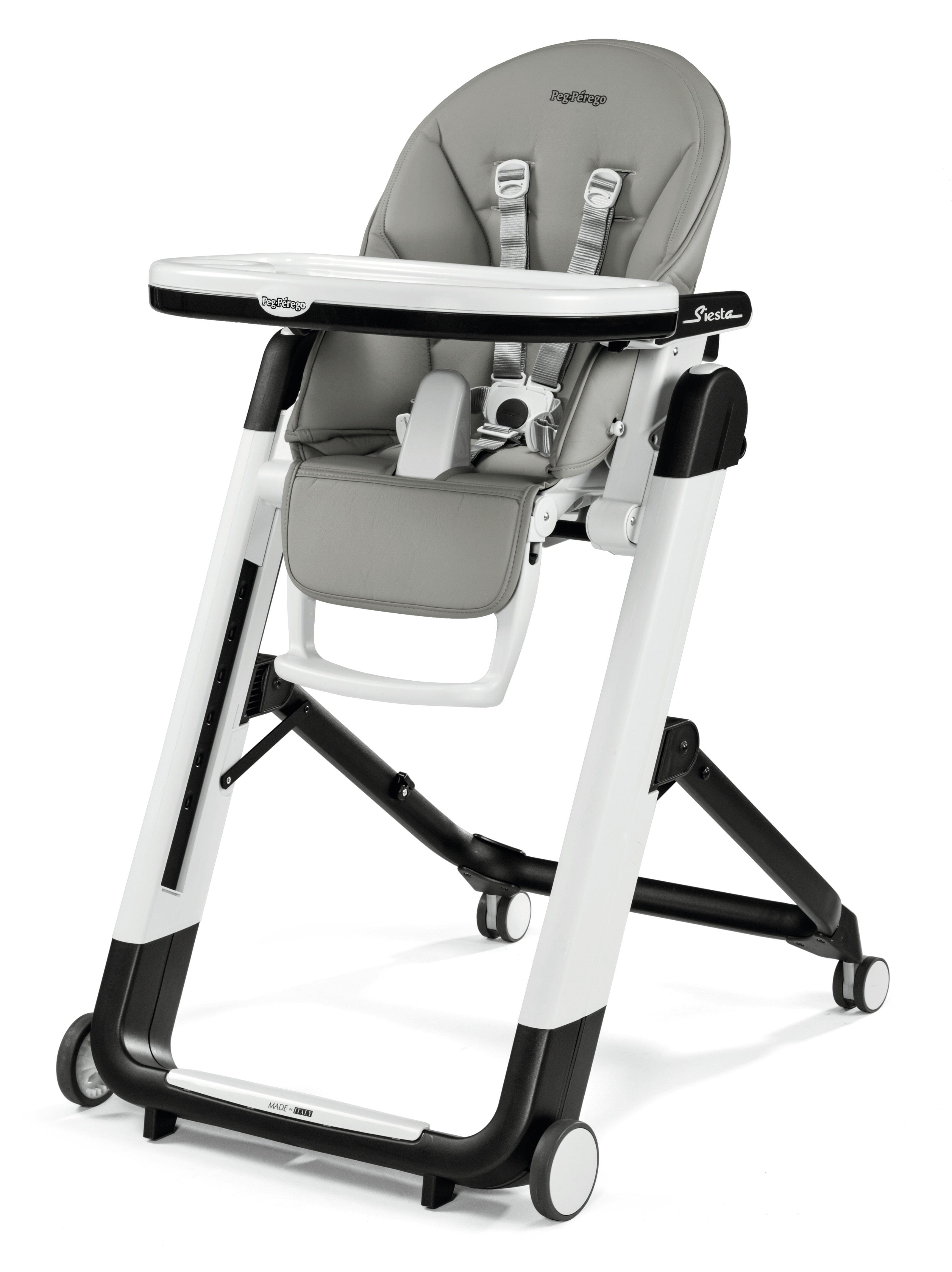 Peg Perego Siesta High Chair for Babies & Toddlers - Adjustable, Easy to Clean, Compact Baby Feeding Chair for Home & Restaurant Use