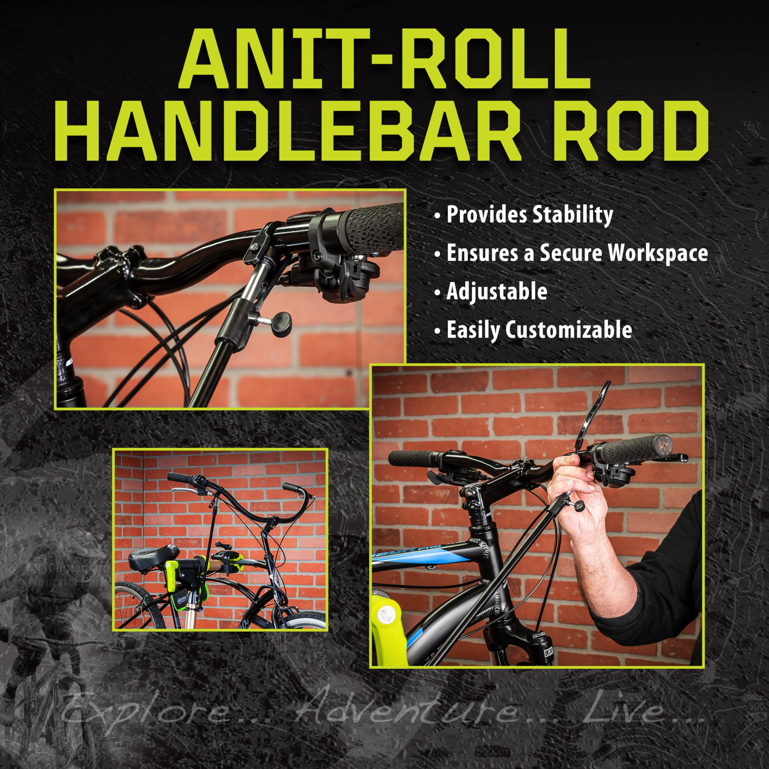 Kilimanjaro Cycle Series Bicycle Repair Stand - 100LB Capacity Adjustable Bike Maintenance Stand for Road & Mountain Bikes - Perfect for Home Garage Workshop & Professional Bike Shops