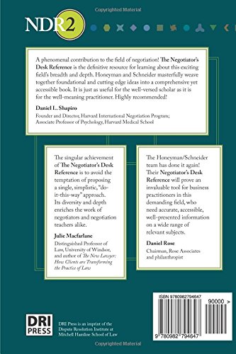 The Negotiator's Desk Reference - Essential Guide for Business Professionals | Perfect for Contract Negotiations, Sales Deals & Conflict Resolution