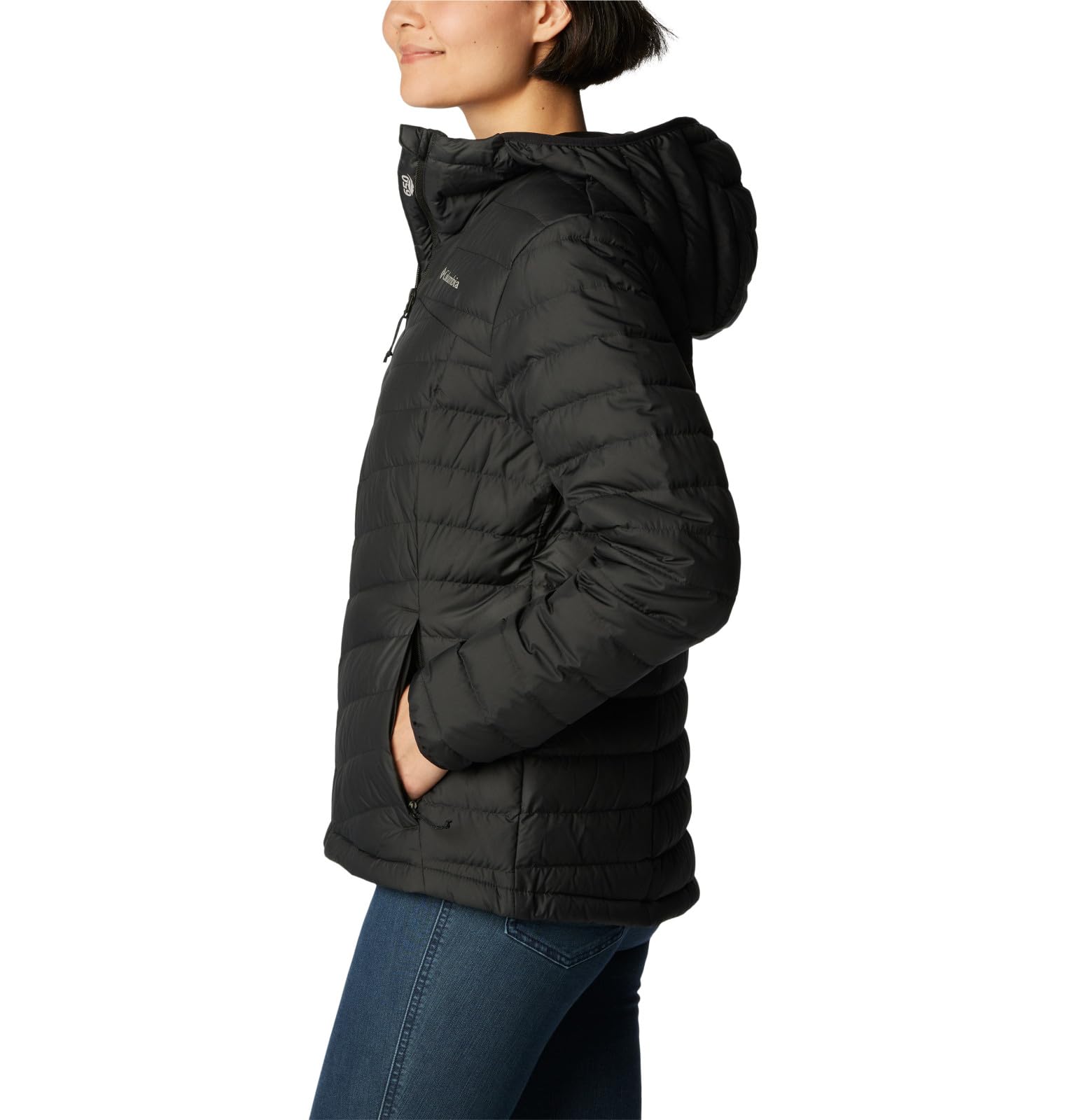 Columbia Women's Westridge Hooded Down Jacket - Lightweight Waterproof Winter Coat for Hiking, Travel & Outdoor Activities