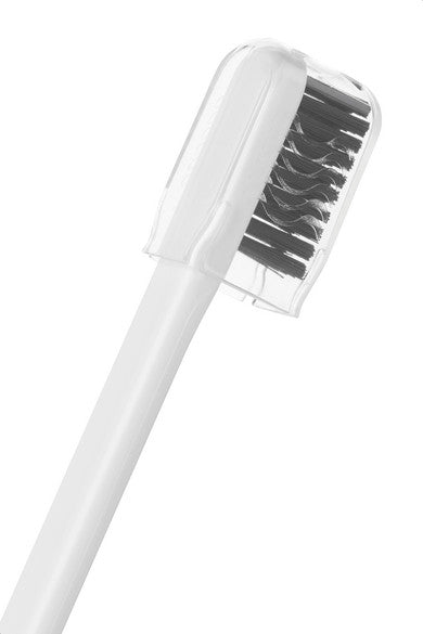 Soft Bristle Toothbrush with White Handle - Gentle Dental Care for Adults & Kids - Perfect for Travel, Home & Office Use