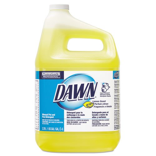 **Dawn Dishwashing Liquid, Lemon Scent, 1 Gallon Bottle (Pack of 4) – Powerful Degreaser for Kitchen, Dishes & Heavy-Duty Cleaning**