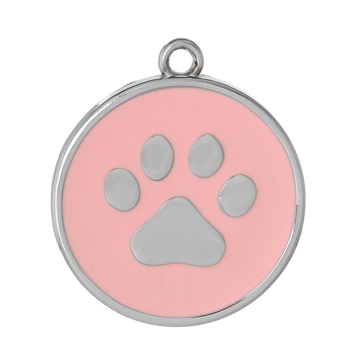 Sparkling Dog Paw Print Charm Pendant Necklace for Women - Elegant Pet Lover Jewelry Gift for Birthday, Anniversary & Valentine's Day - Perfect for Dog Owners & Animal Lovers