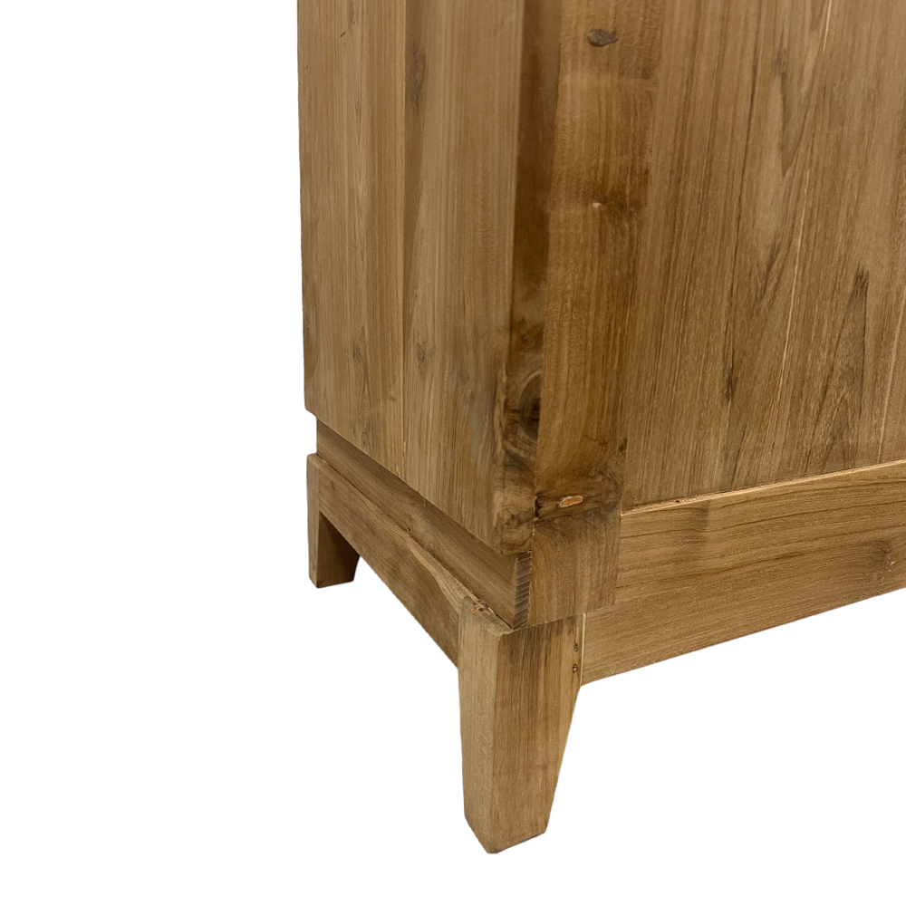 Alcove Teak Dresser - Solid Wood Bedroom Dresser with 6 Drawers, Mid-Century Modern Storage Cabinet for Clothes & Accessories | Perfect for Bedroom, Living Room, or Guest Room Organization