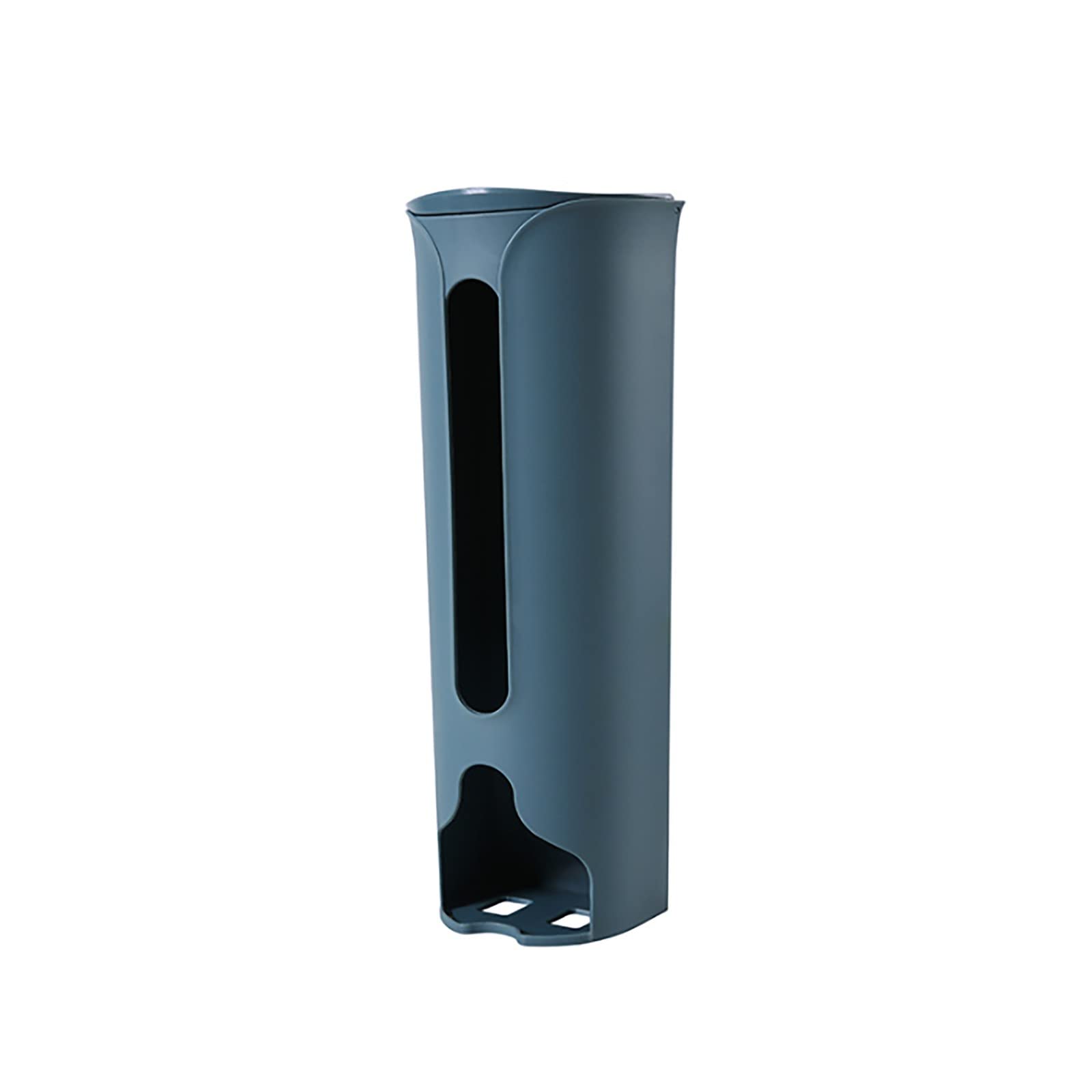 Wall Mounted Bathroom Brush with Plastic Bag Dispenser - Kitchen & Grave Cleaning Tool for Easy Waste Collection (Blue, One Size) - Perfect for Home, Kitchen, and Outdoor Use
