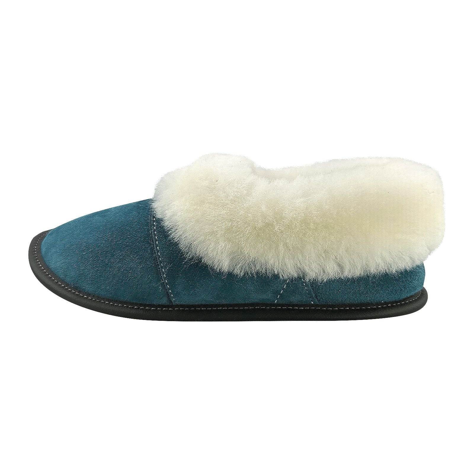 Cozy Women's Low Cut Sheepskin Slippers - Soft Indoor/Outdoor House Shoes for Winter Comfort & Warmth - Perfect for Home, Lounge & Relaxation