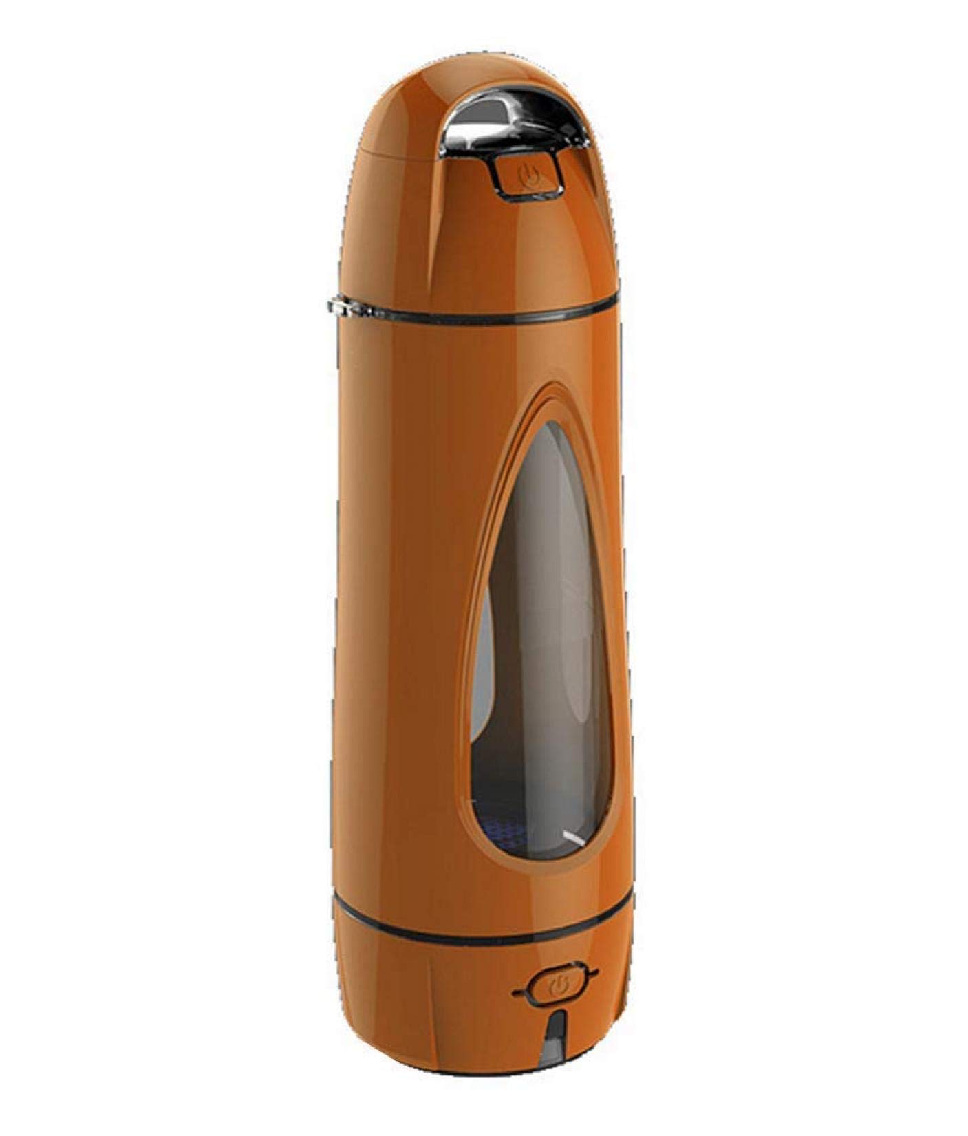 300ML Hydrogen Rich Water Bottle - Portable Brown Sports Cup for Outdoor Activities, Gym, and Travel