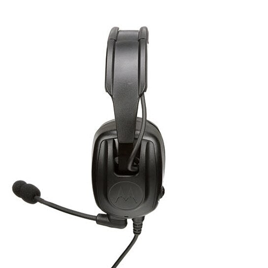 Motorola PMLN7466 Heavy Duty Over-the-Head Headset with Noise Cancellation - Professional Office Call Center Headphones for Clear Communication, Comfortable All-Day Wear