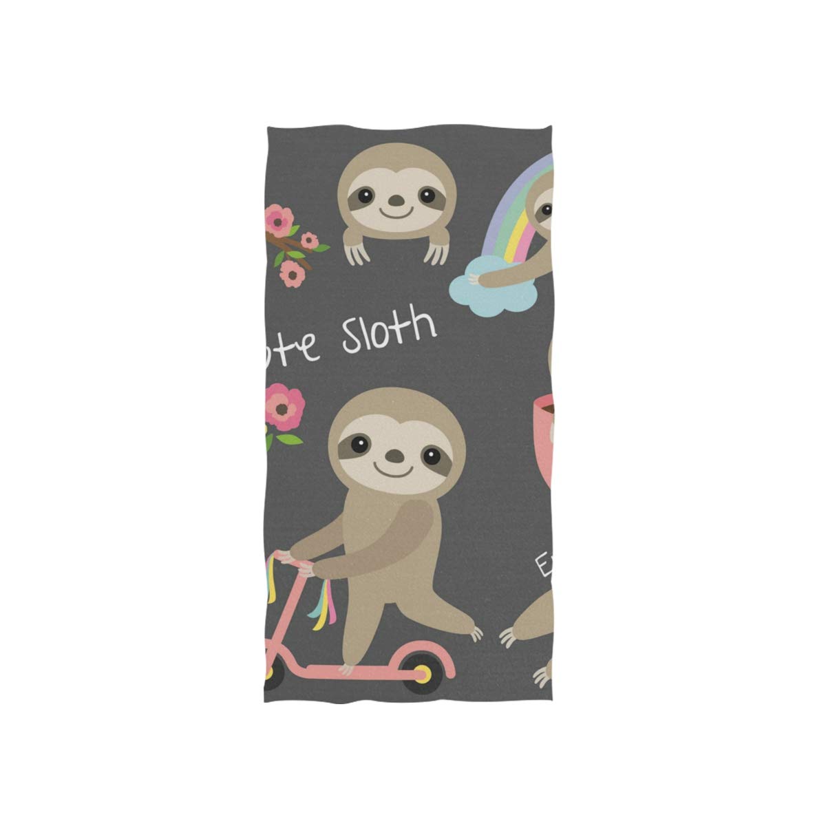 Soft Absorbent Sloth Hand Towels 30